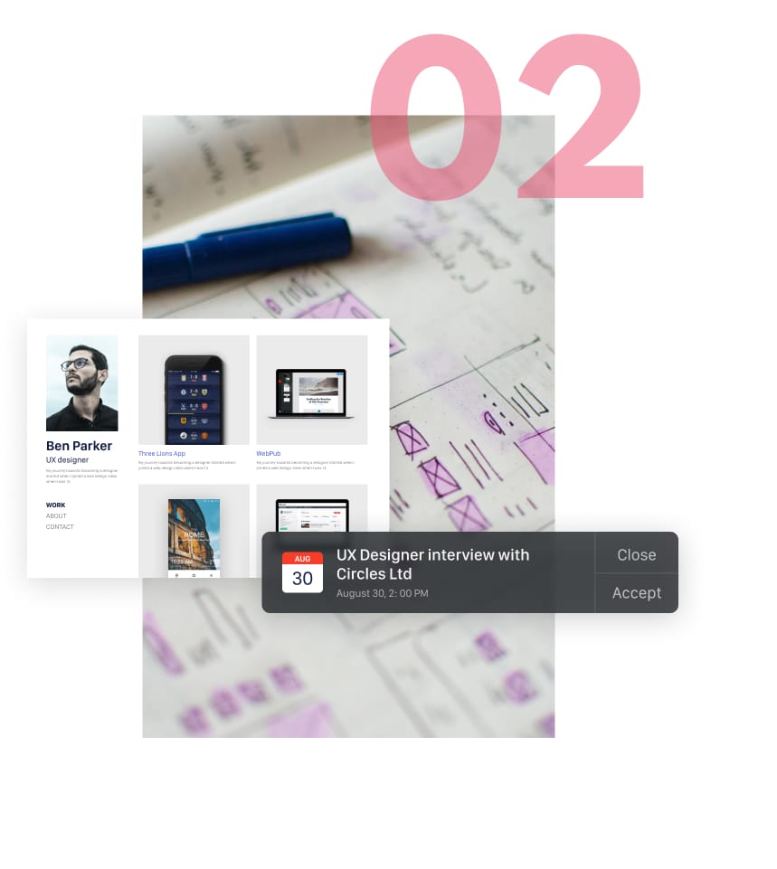 Step 2 — Design your portfolio